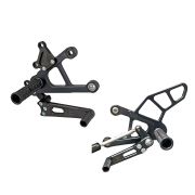 Woodcraft Rearset Kit – Kawasaki ZX-6R 636 (2019-2023) – Complete GP Shift w/ Pedals
