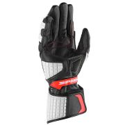 Spidi Carbo Track Replica Leather Gloves – White