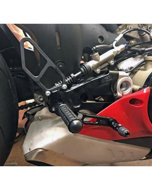 Woodcraft Adjustable Rearsets Kit – Ducati Panigale V4 / V4S / V4R