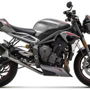 Arrow Veloce Aluminum “DARK” Racing Half System – Triumph Street Triple 765 RS (2020-2022)