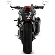 Arrow Veloce Aluminum “DARK” Racing Half System – Triumph Street Triple 765 RS (2020-2022)