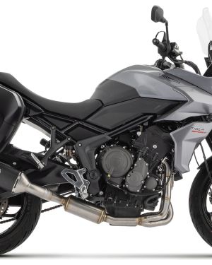 Arrow Full RACE System with Veloce Aluminum “DARK” silencer – Triumph Tiger 660 (2022-2023)