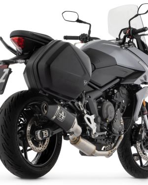 Arrow Full RACE System with Veloce Aluminum “DARK” silencer – Triumph Tiger 660 (2022-2023)