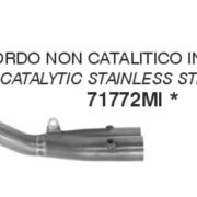 Arrow Non-Catalized Stainless Steel Link Pipe Yamaha MT-10 (2022-2023)