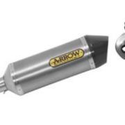 Arrow Race-Tech Approved Aluminum “Dark” Silencer with Carbon End Cap – 2017-2020 Suzuki GSX-R 1000 / 1000R