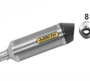 Arrow Race-Tech Titanium Silencer with Carbon End Cap – 2017-2020 Suzuki GSX-R 1000 / 1000R