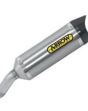 Arrow Street Thunder Aluminum Silencer with Carbon End Cap – 2017-20 Suzuki GSX-S 125 / GSX-R 125