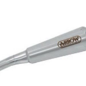 Arrow Nichrom Pro-Race "Dark" Silencer with Stainless Steel End Cap - 2019 Brixton Saxby 250 / 2020 Brixton Cromwell 250