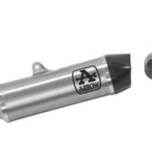 Arrow Indy Race Aluminum “Dark” Silencer with Carbon End Cap – 2019-2020 Ducati Diavel 1260S