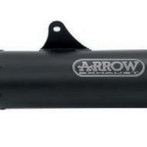 Arrow Rebel Silencer with Aluminum "Dark" End Cap- 2020 Honda CMX 500 Rebel 
