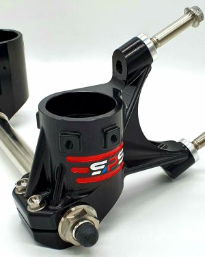 SPS Factory Radial Supermoto 108mm Billet Fork Bottoms – Ohlins RXF 48 Forks