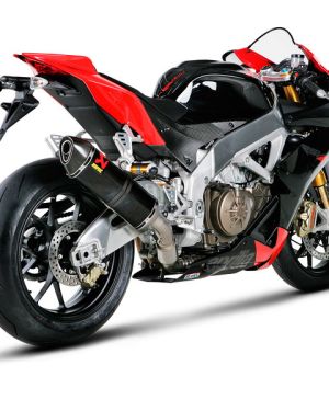 Akrapovic Racing Carbon Fiber Slip-On Muffler – Aprilia RSV4 2009-2014