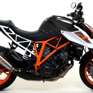 Arrow X-Kone Slip On Muffler w/ Carbon Fiber End Cap - 2014-2019 KTM SuperDuke R 1290