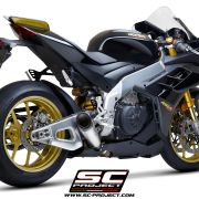 SC-Project S1 Carbon Fiber / Titanium Slip-On – Aprilia RSV4 1100 / Tuono / Factory (2021-2023)