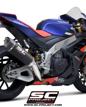 SC-Project SC1-R Carbon Fiber / Titanium Slip-On LONG – Aprilia RSV4 1100 / Tuono / Factory (2021-2023)