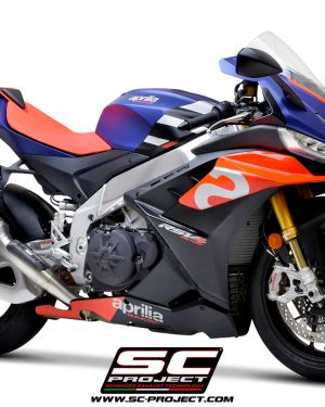 SC-Project SC1-R Carbon Fiber / Titanium Slip-On LONG – Aprilia RSV4 1100 / Tuono / Factory (2021-2023)