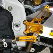 Sato Racing Rearsets – Gold 11-13 Aprilia RSV4 APRC (non-ABS model)