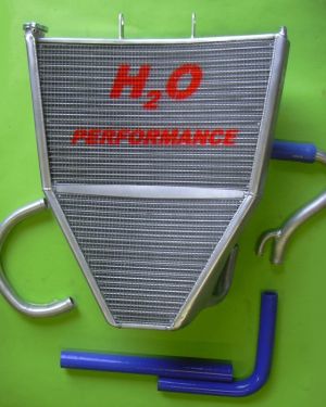 H2O Performance Oversized Water Racing Radiator – Kawasaki ZX-6R (2007-2008)