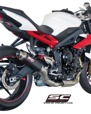 SC-Project GP M2 Slip On Triumph Street Triple / R / RX  2013-2016