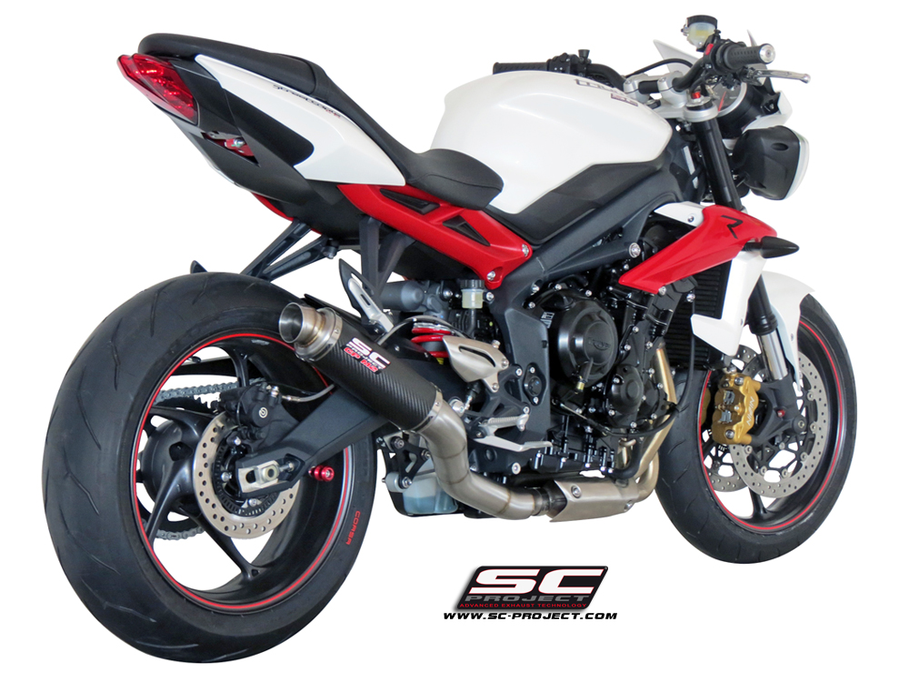SC-Project GP M2 Slip On Triumph Street Triple / R / RX  2013-2016