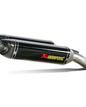 Akrapovic Racing Carbon Fiber Slip On Mufflers 08-13 Ducati 848 / EVO