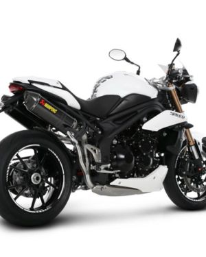 Akrapovic Racing Carbon Fiber Slip-On Mufflers – Triumph Speed Triple R 2011-2015