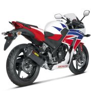 Akrapovic Racing Carbon Fiber Slip On Muffler 14-16 Honda CBR300R