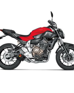 Akrapovic Racing Full Exhaust System with Carbon Fiber Muffler 15-18 Yamaha FZ-07