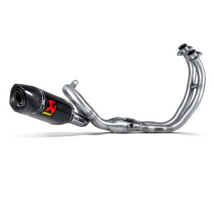Akrapovic Racing Full Exhaust System with Carbon Fiber Muffler 15-18 Yamaha FZ-07