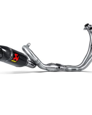 Akrapovic Racing Full Exhaust System with Carbon Fiber Muffler 15-18 Yamaha FZ-07
