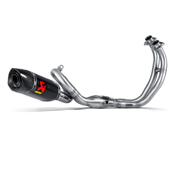 Akrapovic Racing Full Exhaust System with Carbon Fiber Muffler 15-18 Yamaha FZ-07