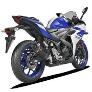 Akrapovic Racing Carbon Fiber Slip-On Exhaust – Yamaha YZF-R3 2015-2018
