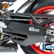 Ilmberger Carbon Fiber Swingarm Cover LEFT side Aprilia RSV4 / Tuono (2021-2022) -Gloss