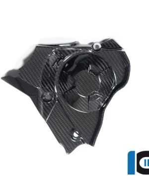 Ilmberger Carbon Fiber Front Sprocket Cover for Aprilia RSV4 / Tuono (2021-2022) – Gloss