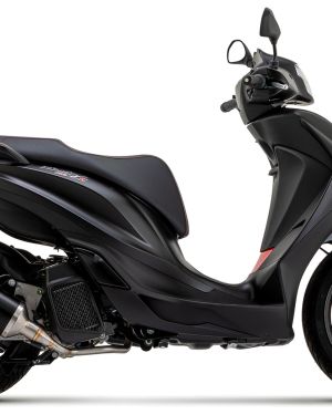 Arrow Urban “Dark” Silencer with “Dark” End Cap – 2020 – 2022 Piaggio Medley 125 S ABS