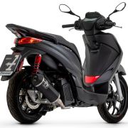 Arrow Urban “Dark” Silencer with “Dark” End Cap – 2020 – 2022 Piaggio Medley 125 S ABS