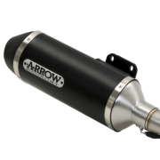 Arrow Urban “Dark” Silencer with “Dark” End Cap – 2020 – 2022 Piaggio Medley 125 S ABS