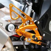 Sato Racing Standard Rear Sets – BMW S1000RR (2015-16) – Gold