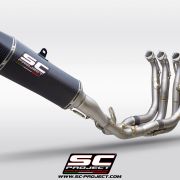 SC-Project SC1-R Full System Exhaust Standard Titanium/Carbon Fiber – BMW S1000RR / M1000RR (2020+)