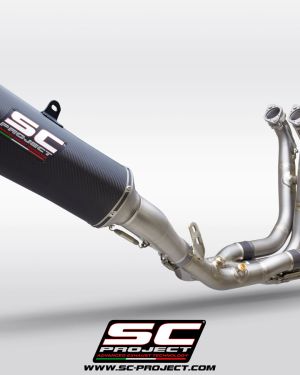 SC-Project SC1-R Full System Exhaust Standard Titanium/Carbon Fiber – BMW S1000RR / M1000RR (2020+)