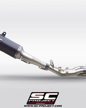 SC-Project SC1-R Full System Exhaust Standard Titanium/Carbon Fiber – BMW S1000RR / M1000RR (2020+)