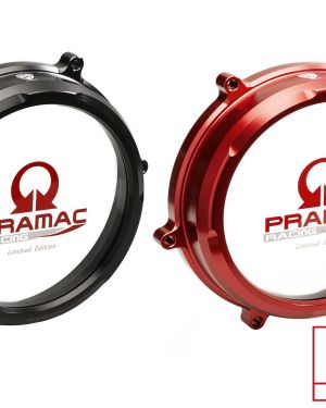 CNC Racing PRAMAC RACING LIMITED EDITION Clear Wet Clutch Cover – Ducati Panigale 1299/1199/959/Superleggera