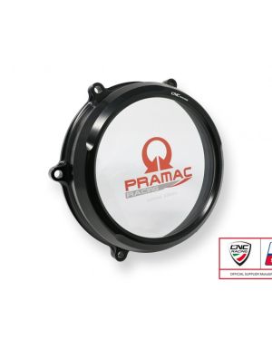 CNC Racing Pramac Racing Limited Edition Clear Wet Clutch Cover – Ducati Panigale V4 / S / Speciale