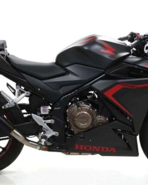 Arrow Race-Tech Aluminum Silencer with Carbon End Cap – 2019-2020 Honda CBR 500 R