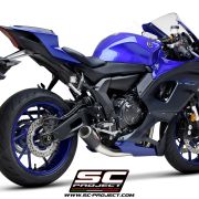 SC-Project CR-T Exhaust 2021-2023 Yamaha YZF-R7 / MT-07
