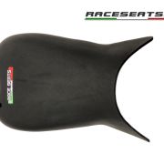 Race Seats +5mm Embossed Seat with Carbon Fiber Base – Ducati Panigale V4 / V4 R