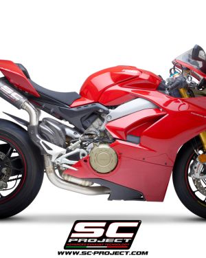 SC-Project CR-T Titanium Half System Exhaust – Ducati Panigale V4 / V4 S (2018-21) V4 Speciale (2018-2019)