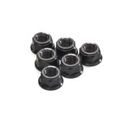 CNC Racing Ergal Billet Flange Nuts for Ducati (Set of 6) – M10x1.0