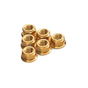 CNC Racing Ergal Billet Flange Nuts for Ducati (Set of 6) – M10x1.0