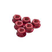 CNC Racing Ergal Billet Flange Nuts for Ducati (Set of 6) – M10x1.0